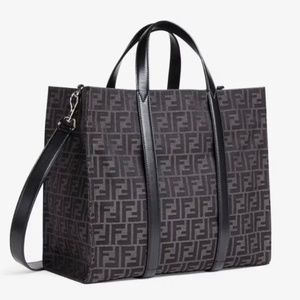 FENDI-FF jacquard fabric bag